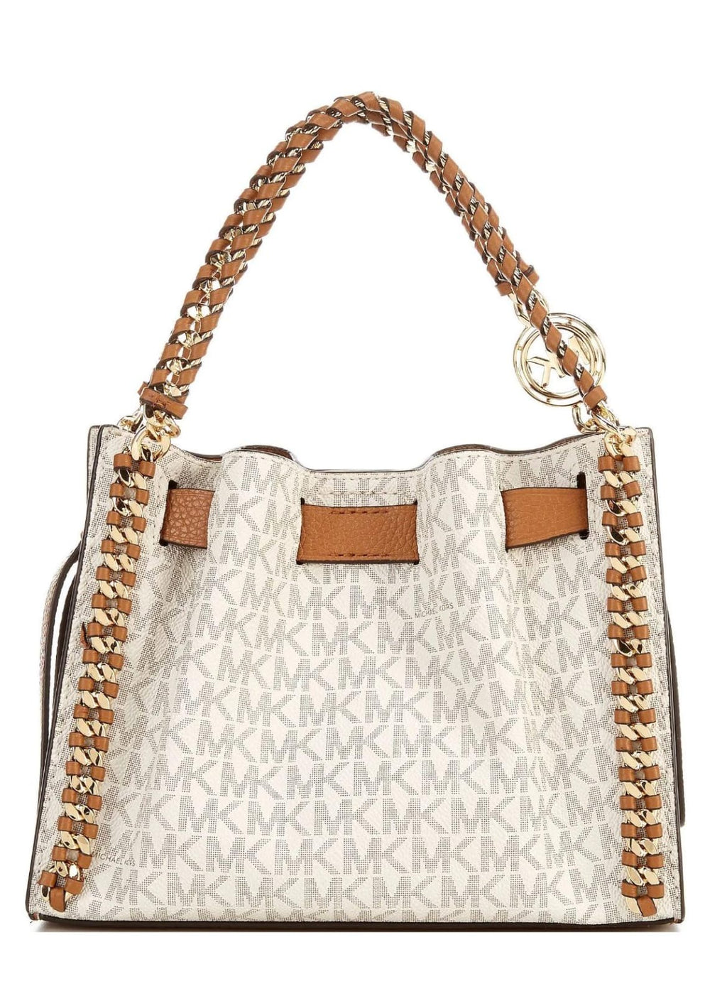 Michael Kors Signature Logo Mina Small Chain Crossbody Bag