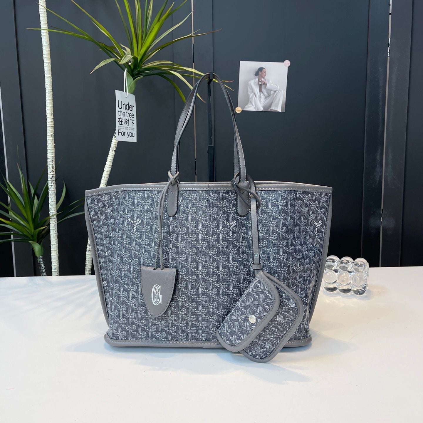 Goyard Tote with Detachable Wallet